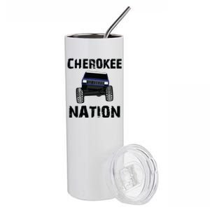 Cherokee Xj Nation Offroad Stainless Steel Tumbler