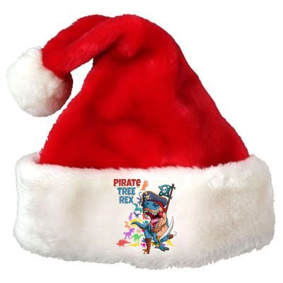 Cute Xmas Pirate Christmas Dinosaur Tree Rex Pajamas Meaningful Gift Premium Christmas Santa Hat