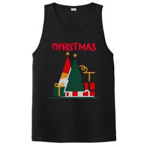 Christmas Xmas Pic Tree Presents Gifts PosiCharge Competitor Tank