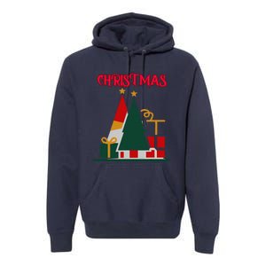 Christmas Xmas Pic Tree Presents Gifts Premium Hoodie