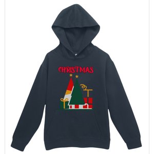 Christmas Xmas Pic Tree Presents Gifts Urban Pullover Hoodie