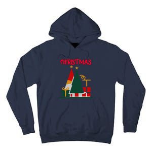 Christmas Xmas Pic Tree Presents Gifts Tall Hoodie