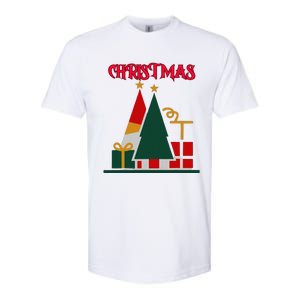 Christmas Xmas Pic Tree Presents Gifts Softstyle CVC T-Shirt