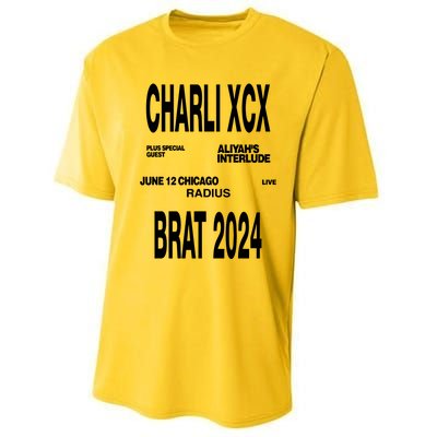 Charli Xcx Plus Special Guest AliyahS Interlude June 12 Chicago Live Radius Bra Performance Sprint T-Shirt