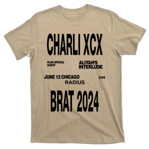 Charli Xcx Plus Special Guest AliyahS Interlude June 12 Chicago Live Radius Bra T-Shirt