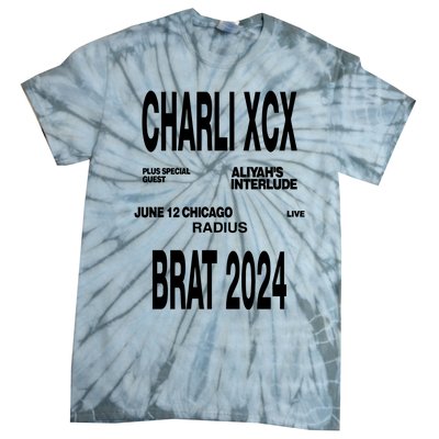 Charli Xcx Plus Special Guest AliyahS Interlude June 12 Chicago Live Radius Bra Tie-Dye T-Shirt