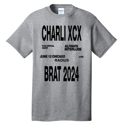 Charli Xcx Plus Special Guest AliyahS Interlude June 12 Chicago Live Radius Bra Tall T-Shirt