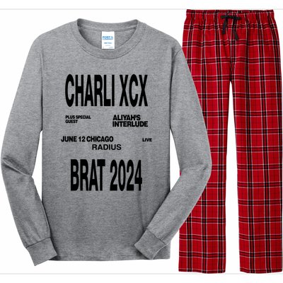 Charli Xcx Plus Special Guest AliyahS Interlude June 12 Chicago Live Radius Bra Long Sleeve Pajama Set