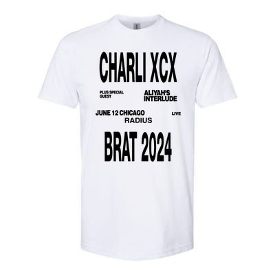 Charli Xcx Plus Special Guest AliyahS Interlude June 12 Chicago Live Radius Bra Softstyle CVC T-Shirt