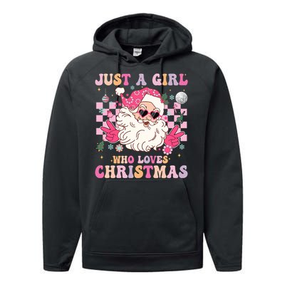 Christmas Xmas Santa Claus Gift Performance Fleece Hoodie