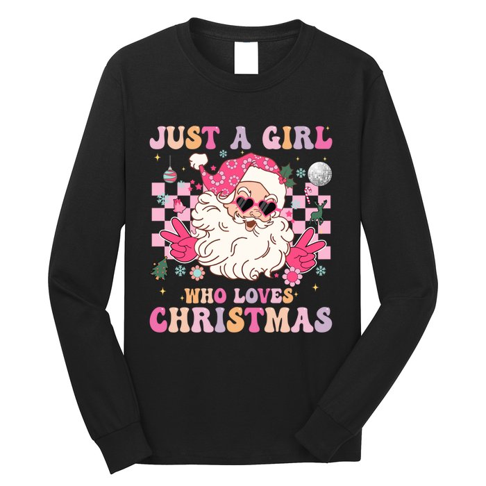 Christmas Xmas Santa Claus Gift Long Sleeve Shirt