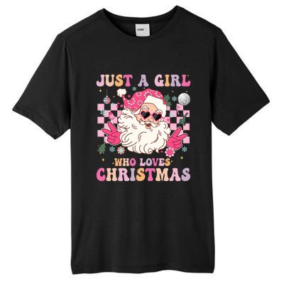 Christmas Xmas Santa Claus Gift Tall Fusion ChromaSoft Performance T-Shirt