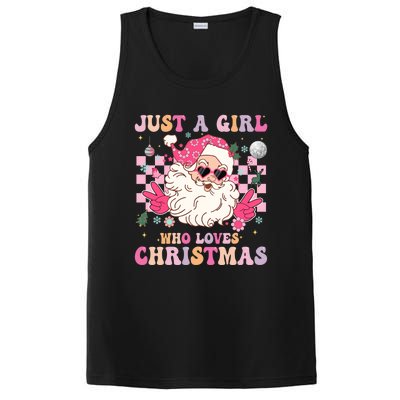 Christmas Xmas Santa Claus Gift PosiCharge Competitor Tank