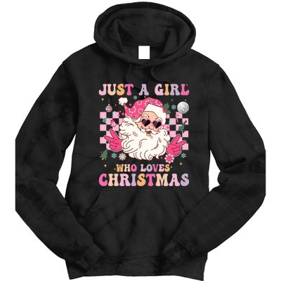 Christmas Xmas Santa Claus Gift Tie Dye Hoodie