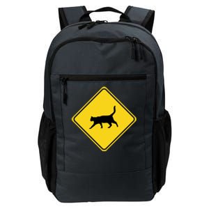 Cat Xing Sign Graphic Crossing Symbol Great Gift Daily Commute Backpack