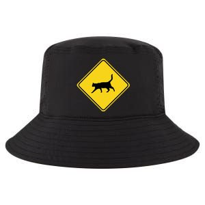 Cat Xing Sign Graphic Crossing Symbol Great Gift Great Gift Cool Comfort Performance Bucket Hat