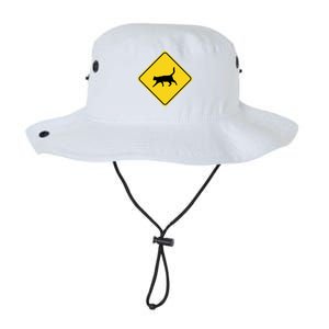 Cat Xing Sign Graphic Crossing Symbol Great Gift Great Gift Legacy Cool Fit Booney Bucket Hat