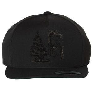 Christmas Xmas Sketch Pic Tree Presents Gifts Wool Snapback Cap