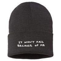 Cj X Tom Sachs Ten Bullets It WonT Fail Because Of Me Sustainable Knit Beanie