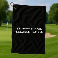 Cj X Tom Sachs Ten Bullets It WonT Fail Because Of Me Golf Towel