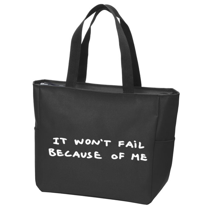 Cj X Tom Sachs Ten Bullets It WonT Fail Because Of Me Zip Tote Bag