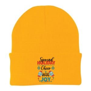 Christmas Xmas Time Spread Holiday Cheer With Joy Gift Knit Cap Winter Beanie