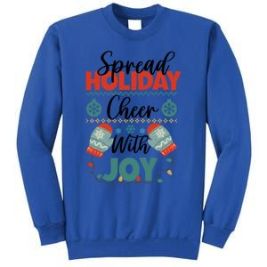 Christmas Xmas Time Spread Holiday Cheer With Joy Gift Sweatshirt