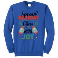 Christmas Xmas Time Spread Holiday Cheer With Joy Gift Sweatshirt