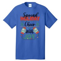 Christmas Xmas Time Spread Holiday Cheer With Joy Gift Tall T-Shirt