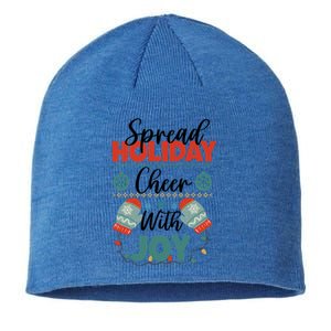 Christmas Xmas Time Spread Holiday Cheer With Joy Gift Sustainable Beanie