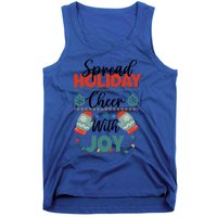 Christmas Xmas Time Spread Holiday Cheer With Joy Gift Tank Top