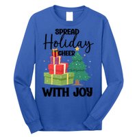 Christmas Xmas Time Spread Holiday Cheer With Joy Gift Long Sleeve Shirt