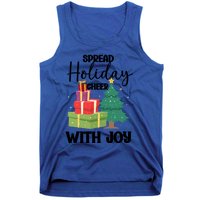 Christmas Xmas Time Spread Holiday Cheer With Joy Gift Tank Top