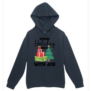 Christmas Xmas Time Spread Holiday Cheer With Joy Gift Urban Pullover Hoodie