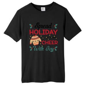 Christmas Xmas Time Spread Holiday Cheer With Joy Gift Tall Fusion ChromaSoft Performance T-Shirt