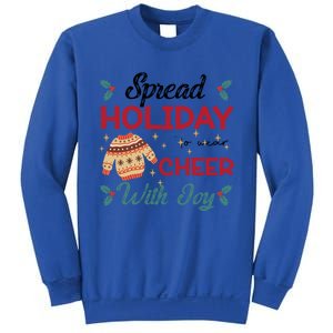 Christmas Xmas Time Spread Holiday Cheer With Joy Gift Sweatshirt