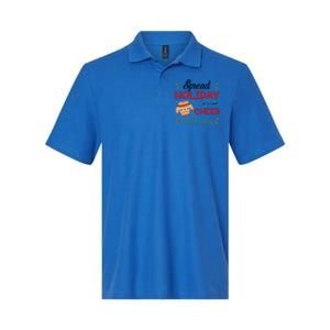 Christmas Xmas Time Spread Holiday Cheer With Joy Gift Softstyle Adult Sport Polo