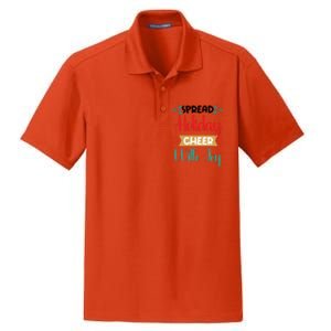 Christmas Xmas Time Spread Holiday Cheer With Joy Gift Dry Zone Grid Polo