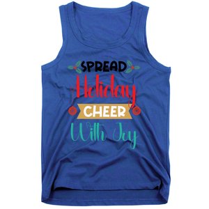 Christmas Xmas Time Spread Holiday Cheer With Joy Gift Tank Top