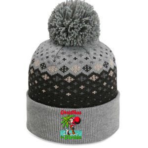 Christmas Xmas Vibes Florida Vacation Christmas In Florida The Baniff Cuffed Pom Beanie