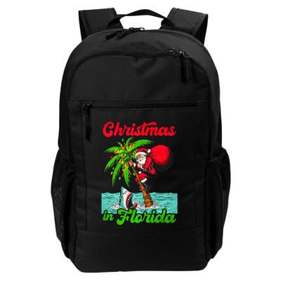 Christmas Xmas Vibes Florida Vacation Christmas In Florida Backpack