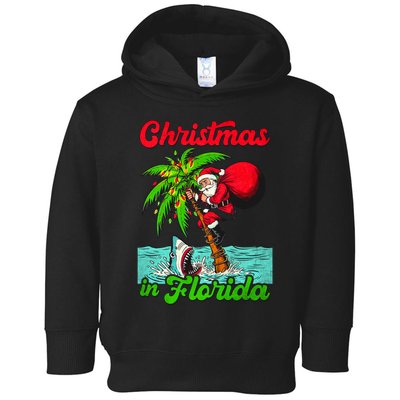 Christmas Xmas Vibes Florida Vacation Christmas In Florida Toddler Hoodie