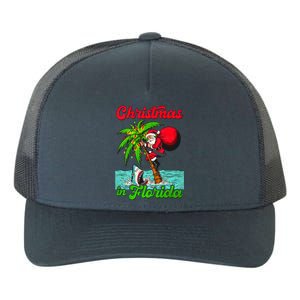 Christmas Xmas Vibes Florida Vacation Christmas In Florida Yupoong Adult 5-Panel Trucker Hat