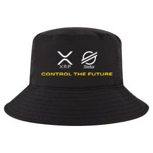 Cryptocurrency XRP XLM Coin Control The Future Cool Comfort Performance Bucket Hat