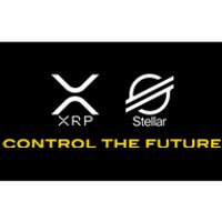 Cryptocurrency XRP XLM Coin Control The Future Bumper Sticker