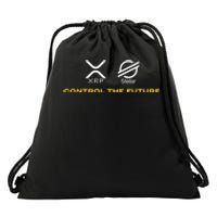 Cryptocurrency XRP XLM Coin Control The Future Drawstring Bag