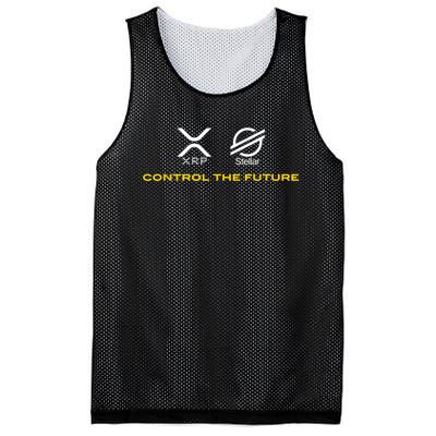 Cryptocurrency XRP XLM Coin Control The Future Mesh Reversible Basketball Jersey Tank