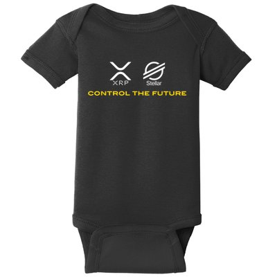 Cryptocurrency XRP XLM Coin Control The Future Baby Bodysuit