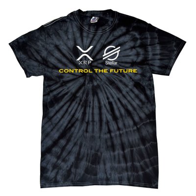 Cryptocurrency XRP XLM Coin Control The Future Tie-Dye T-Shirt