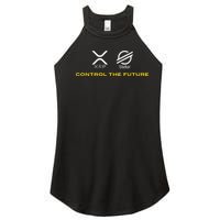 Cryptocurrency XRP XLM Coin Control The Future Women's Perfect Tri Rocker Tank